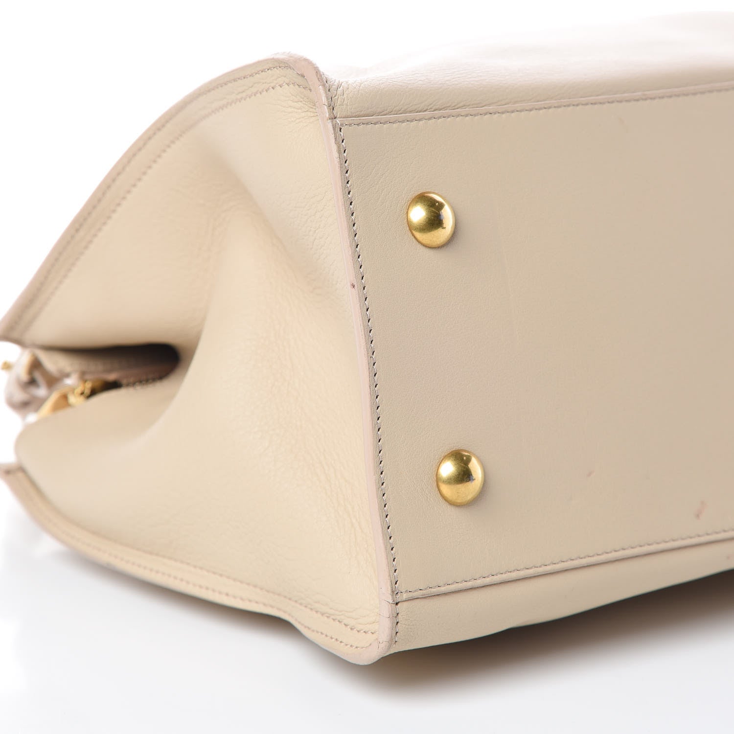Saint Laurent Calfskin Small Classic Y Cabas Beige 8 of 10