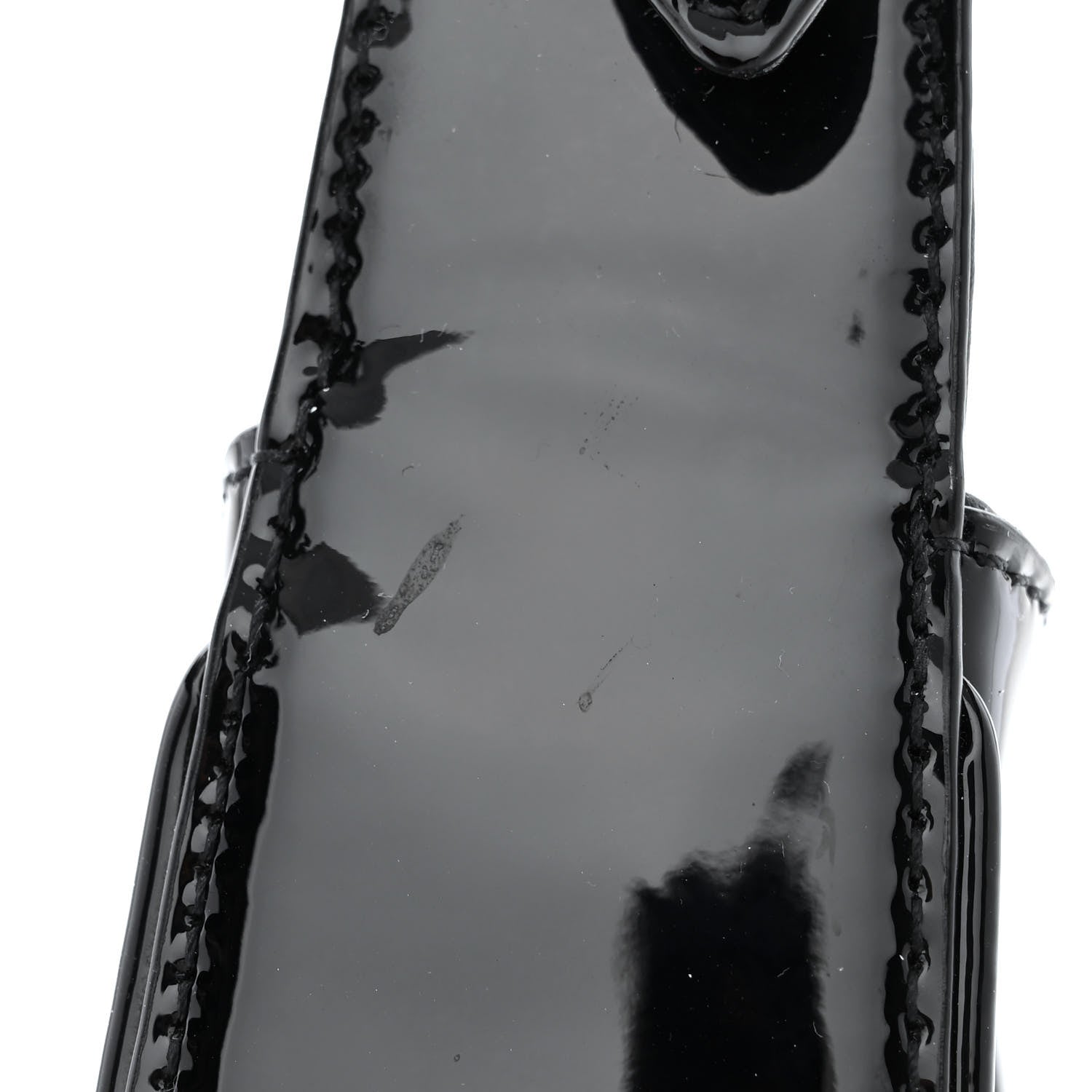 Saint Laurent Patent Le 5 A 7 Hobo Black 11 of 12