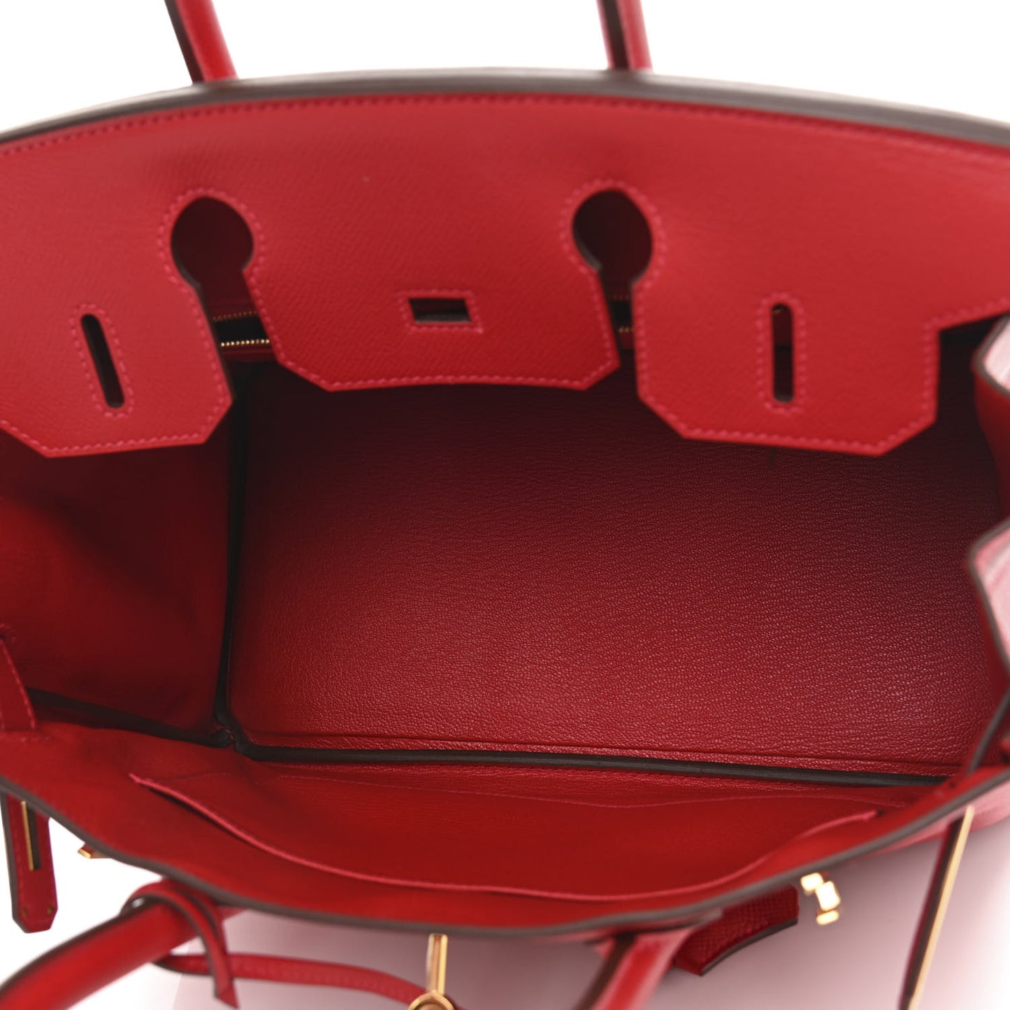 Epsom Birkin 30 Rouge Casaque