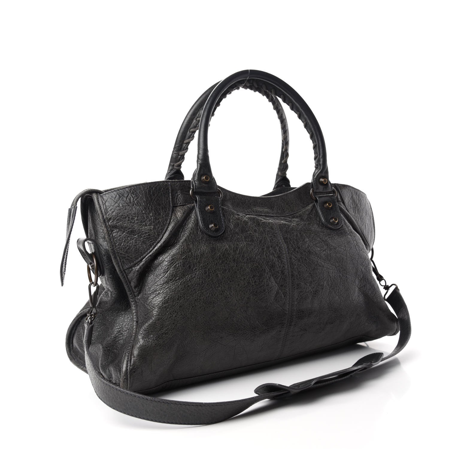 Balenciaga Agneau Classic Hardware Part Time Anthracite 3 of 12