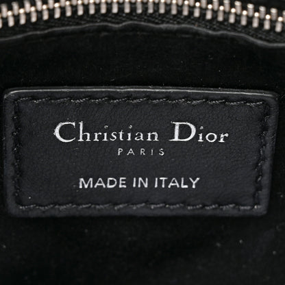 Christian Dior Satin Crystal Cannage Mini Lady Dior Black 6 of 14