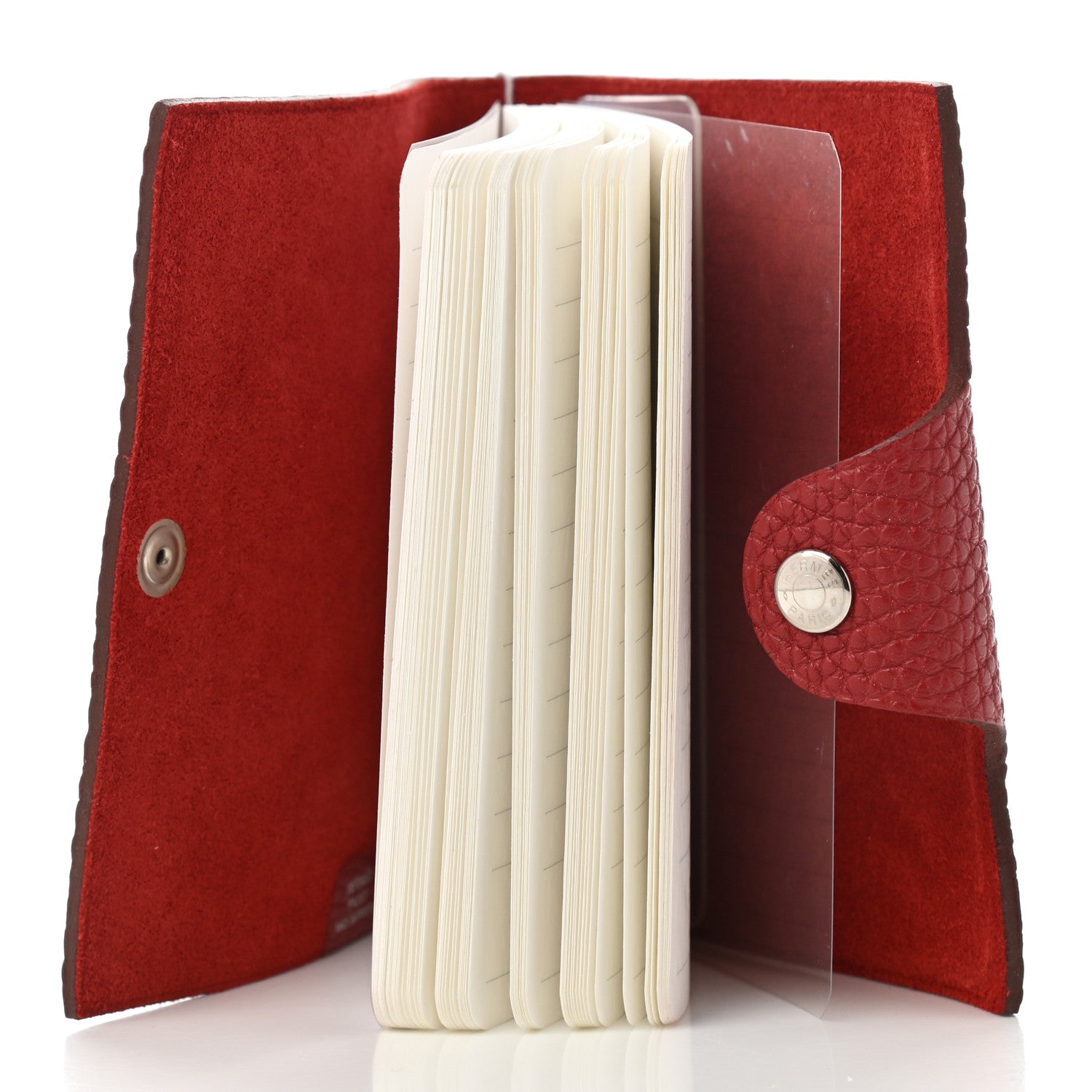 Hermes Togo Ulysse Mini Notebook Rouge Garance 5 of 8