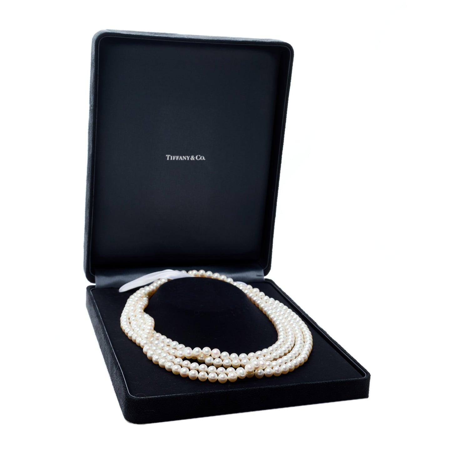 Sterling Silver Pearl 6-7mm Ziegfeld Strand Necklace 80"
