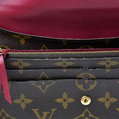 Louis Vuitton Monogram Emilie Wallet Fuchsia 7 of 14