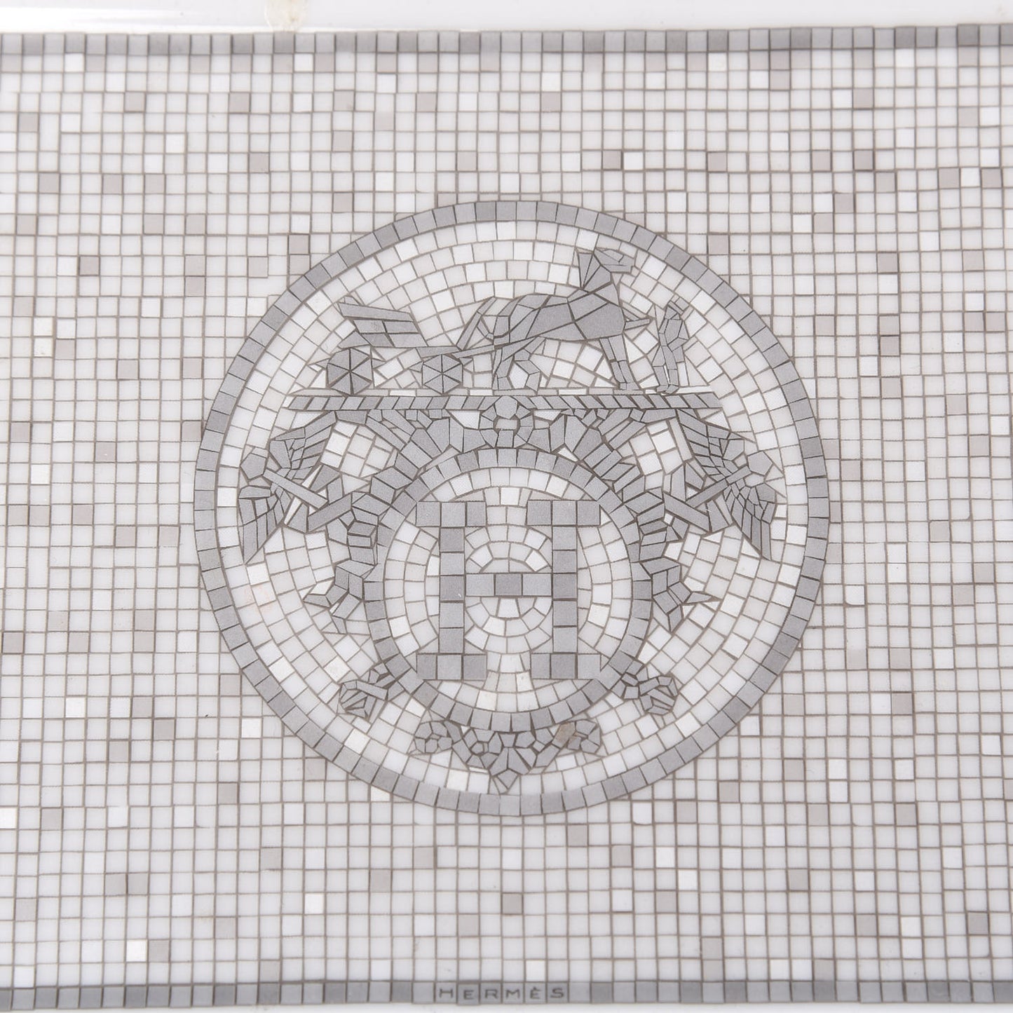 Porcelain Mosaique Au 24 Sushi Plate Platine
