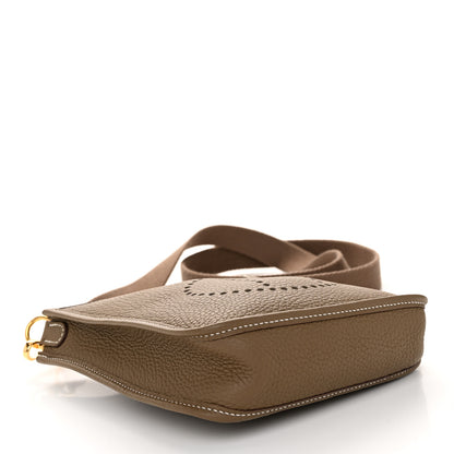 Hermes Taurillon Clemence Evelyne TPM Etoupe 4 of 11