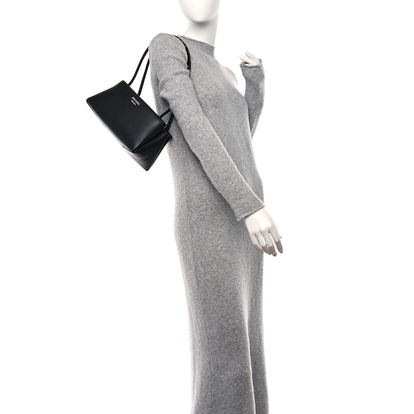 Nappa Mini Shoulder Bag Black