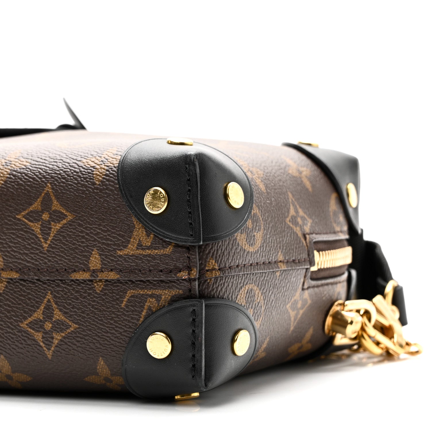 Louis Vuitton Monogram Petite Malle Souple Black 9 of 9