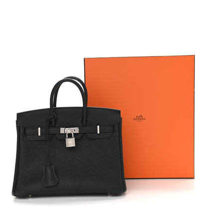 Hermes Togo Birkin 25 Black 13 of 13