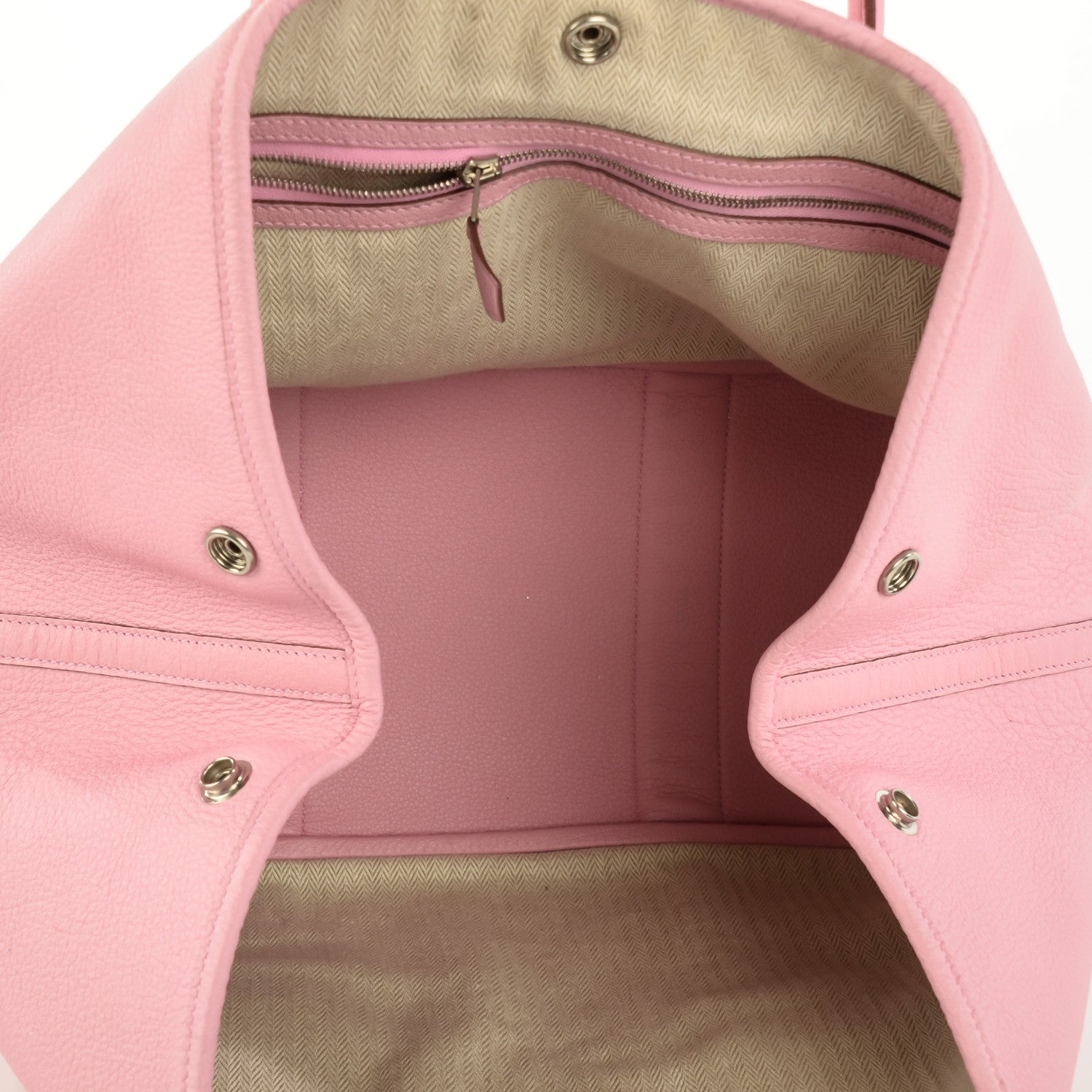 Hermes Buffle Sindhu Garden Party MM 5P Pink 5 of 12