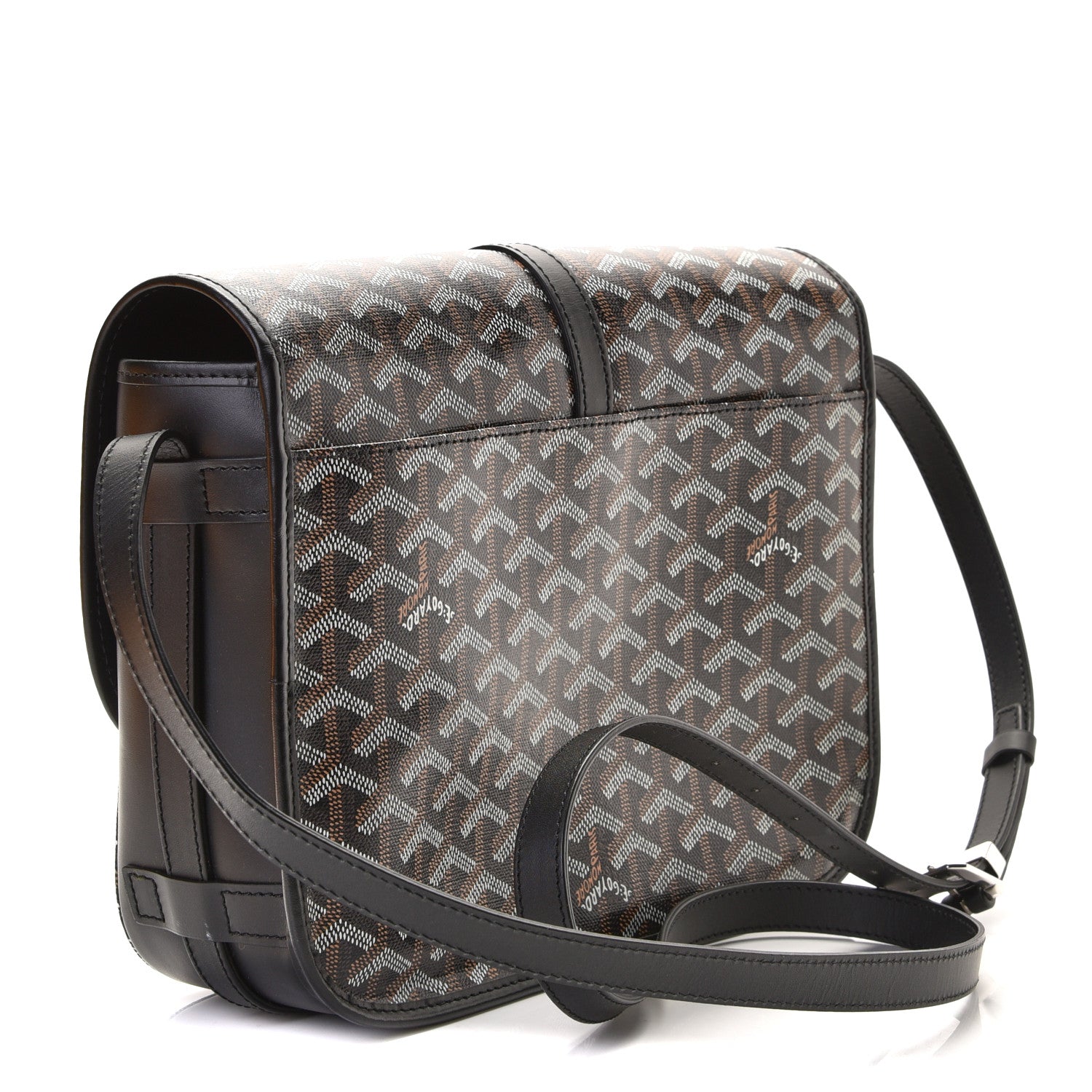 Goyard Goyardine Belvedere II MM Messenger Bag Black 3 of 8