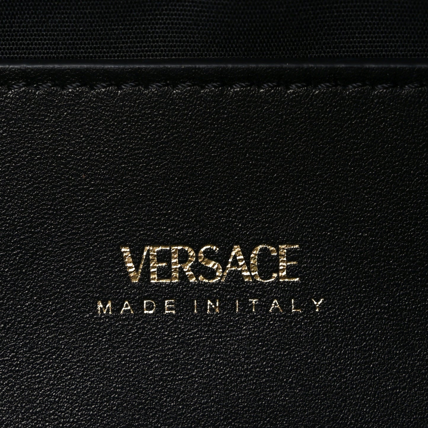 Nappa Quilted Medusa Belt Bag Black