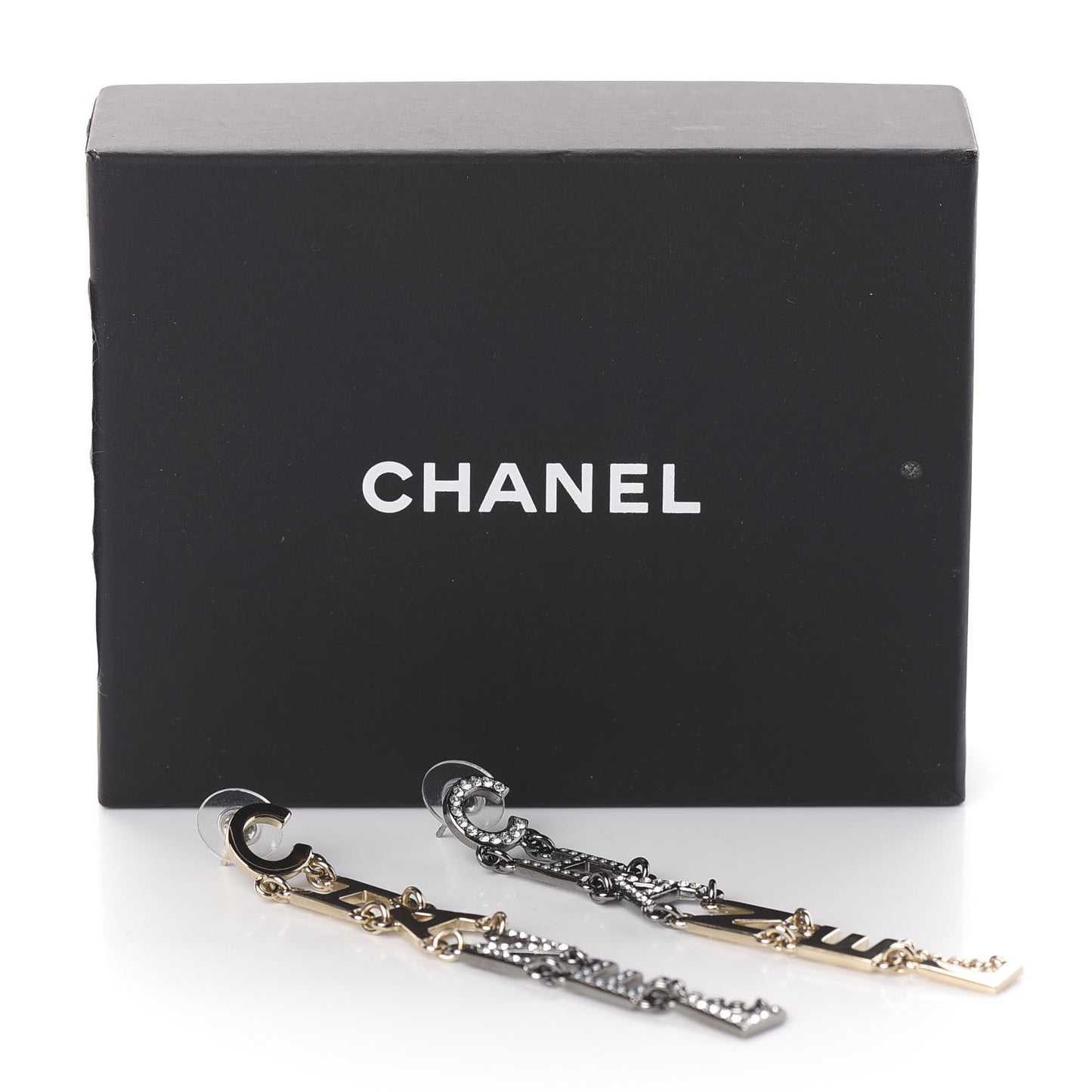 Crystal Pearl Bright Young Things Earrings Gold Ruthenium