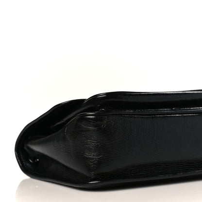 Saint Laurent Crinkled Calfskin Matelasse Monogram Baby Niki Chain Satchel Black 8 of 9