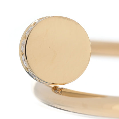Cartier 18K Yellow Gold Diamond Small Juste Un Clou Bracelet 17 4 of 4