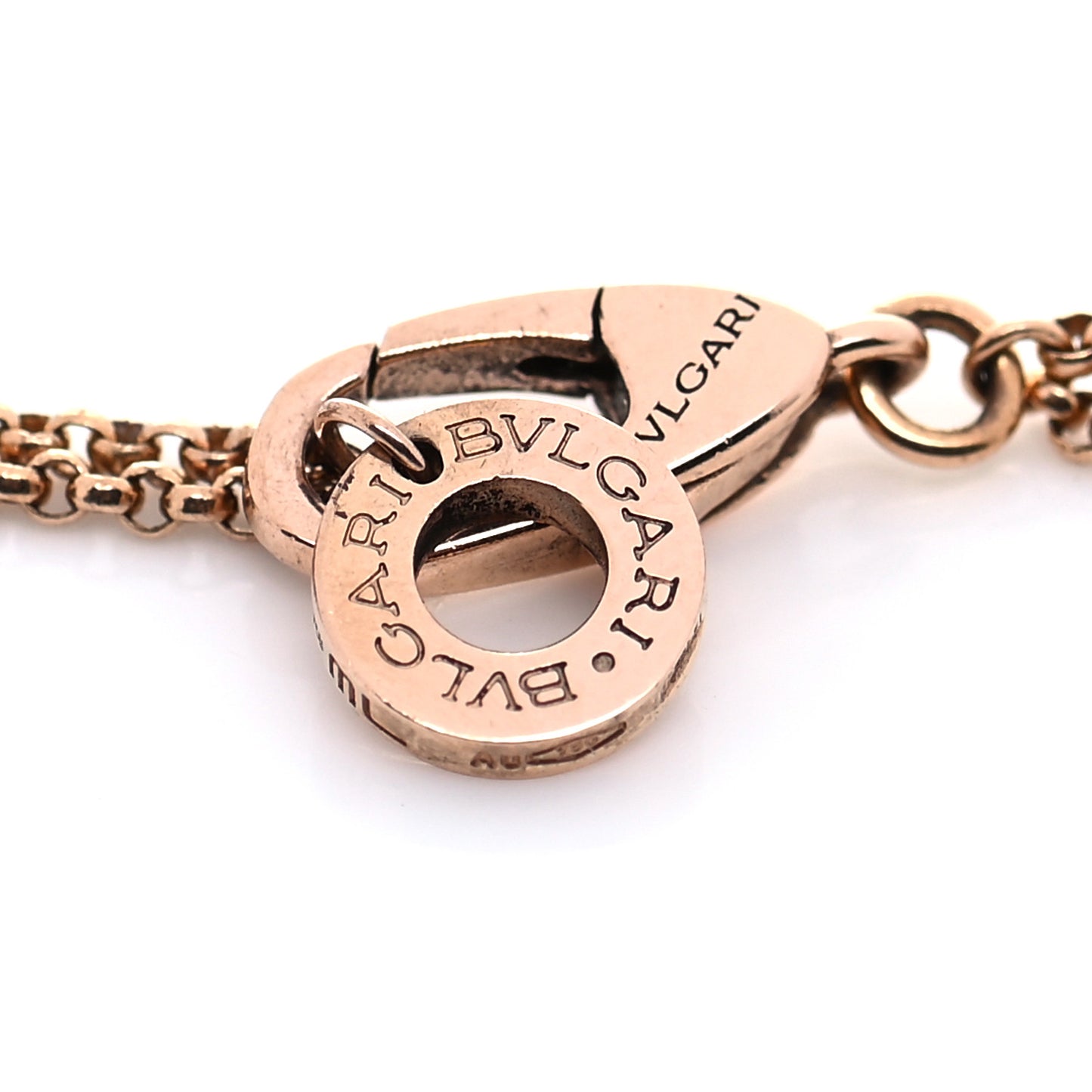 18K Rose Gold Diamond Mother of Pearl Cuore Bracelet