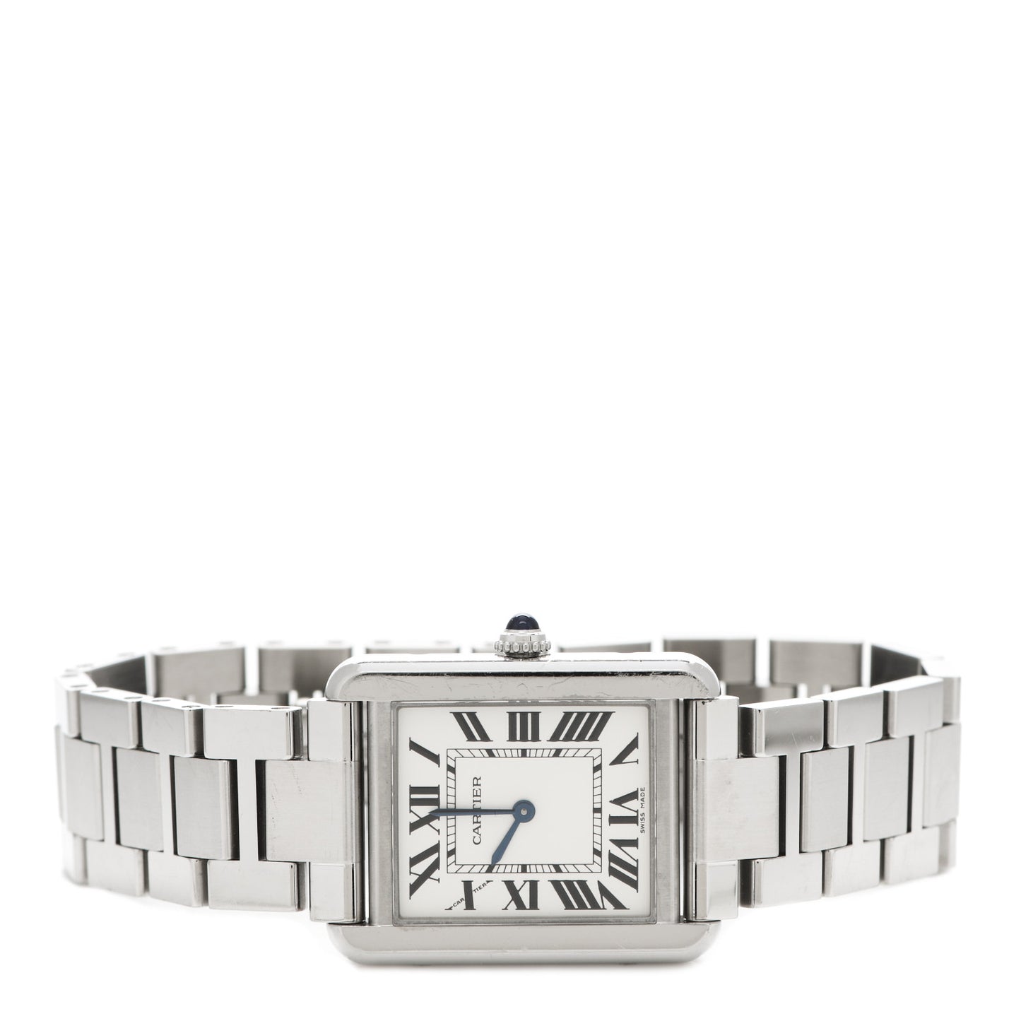 Stainless Steel 24mm Tank Solo Quartz Watch