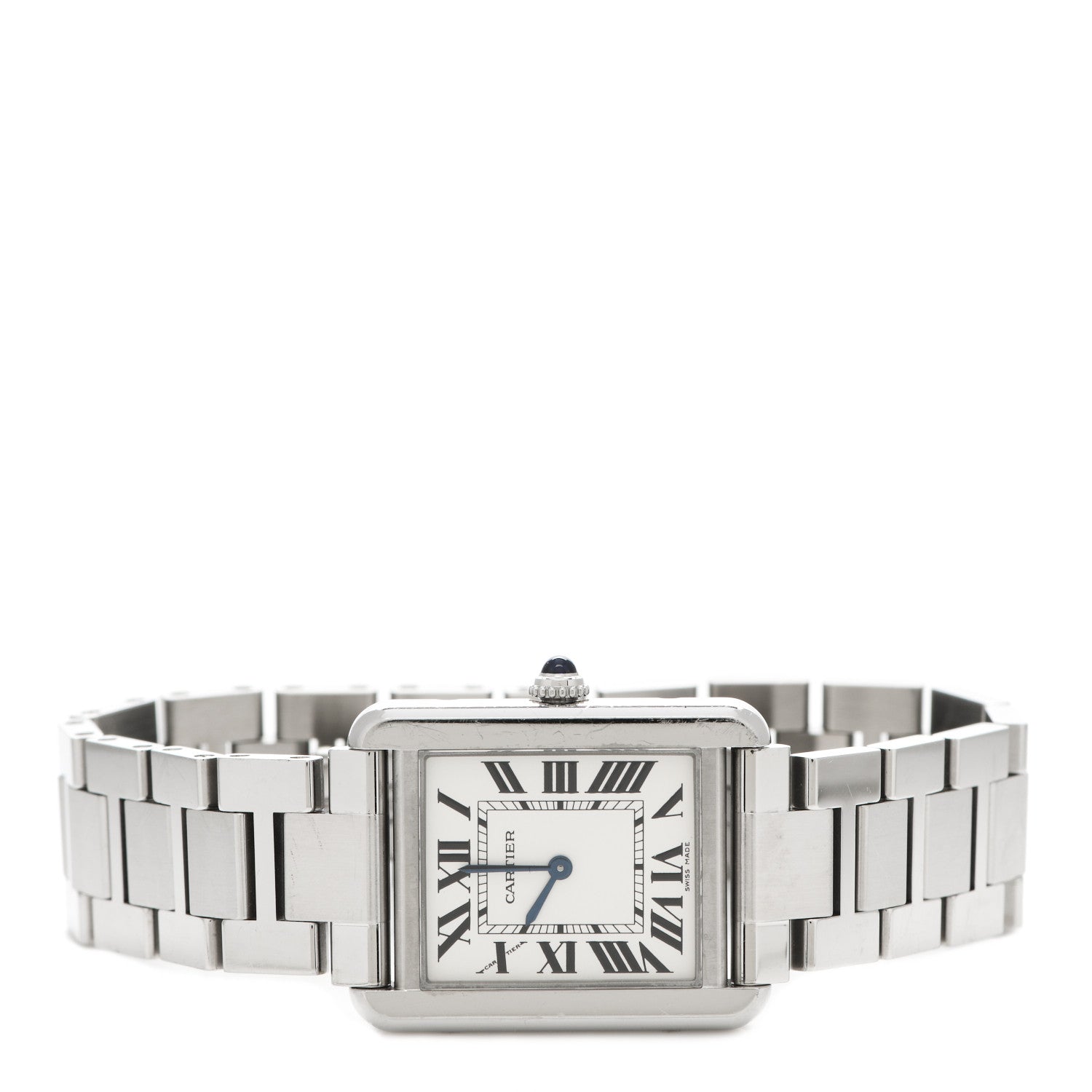 Cartier Stainless Steel 24mm Tank Solo Quartz Watch 2 of 7