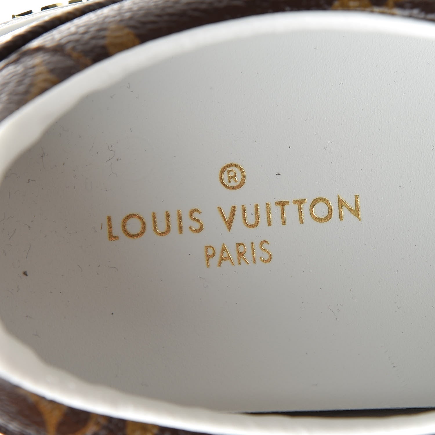 Louis Vuitton Calfskin Monogram LV Black Heart Sneakers 37.5 Cacao 8 of 11