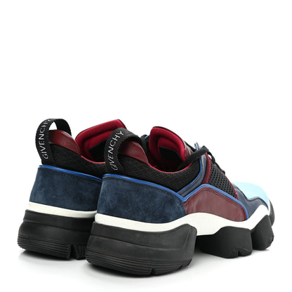 Givenchy Calfskin Neoprene Knitted Mens Jaw Low Top Sneakers 44 Multicolor 4 of 8
