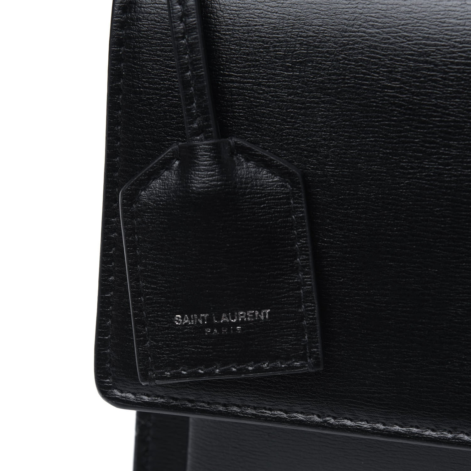 Saint Laurent Calfskin Medium Monogram Sunset Black 14 of 14