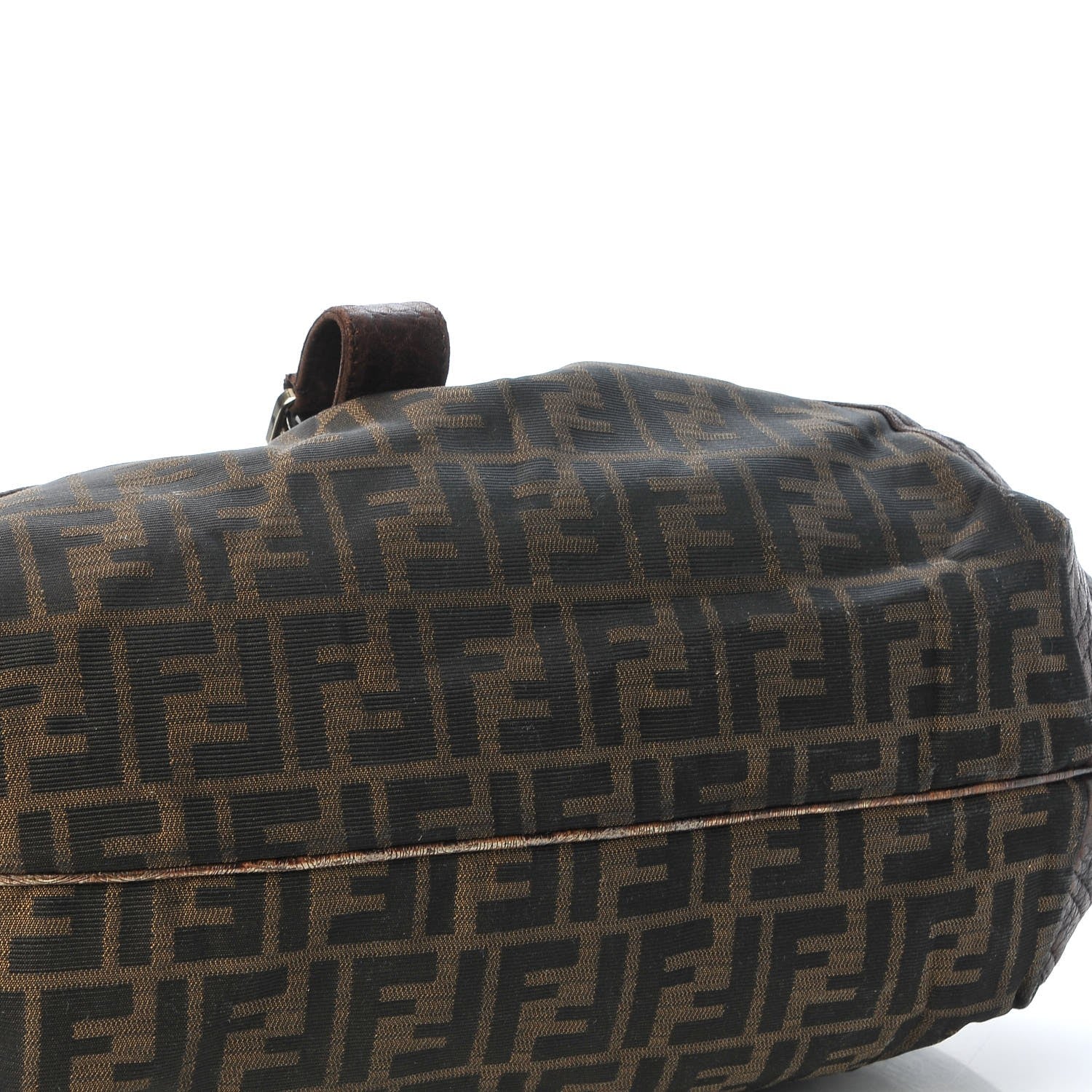 Fendi Zucca Nappa Nuvolata Vitello Tortuga Spy Tobacco Moro 17 of 18