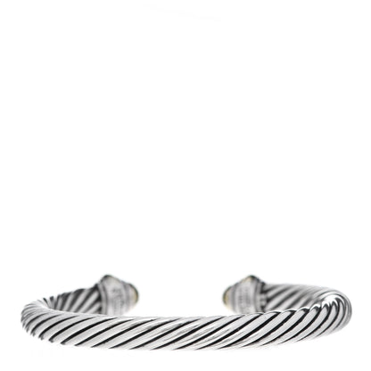 David Yurman Sterling Silver 14K Yellow Gold 7mm Cable Classics Bracelet 4 of 4