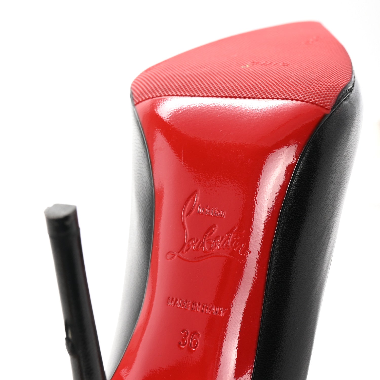 Christian Louboutin Kid Decollete 554 100 Pumps 36 Black 7 of 9