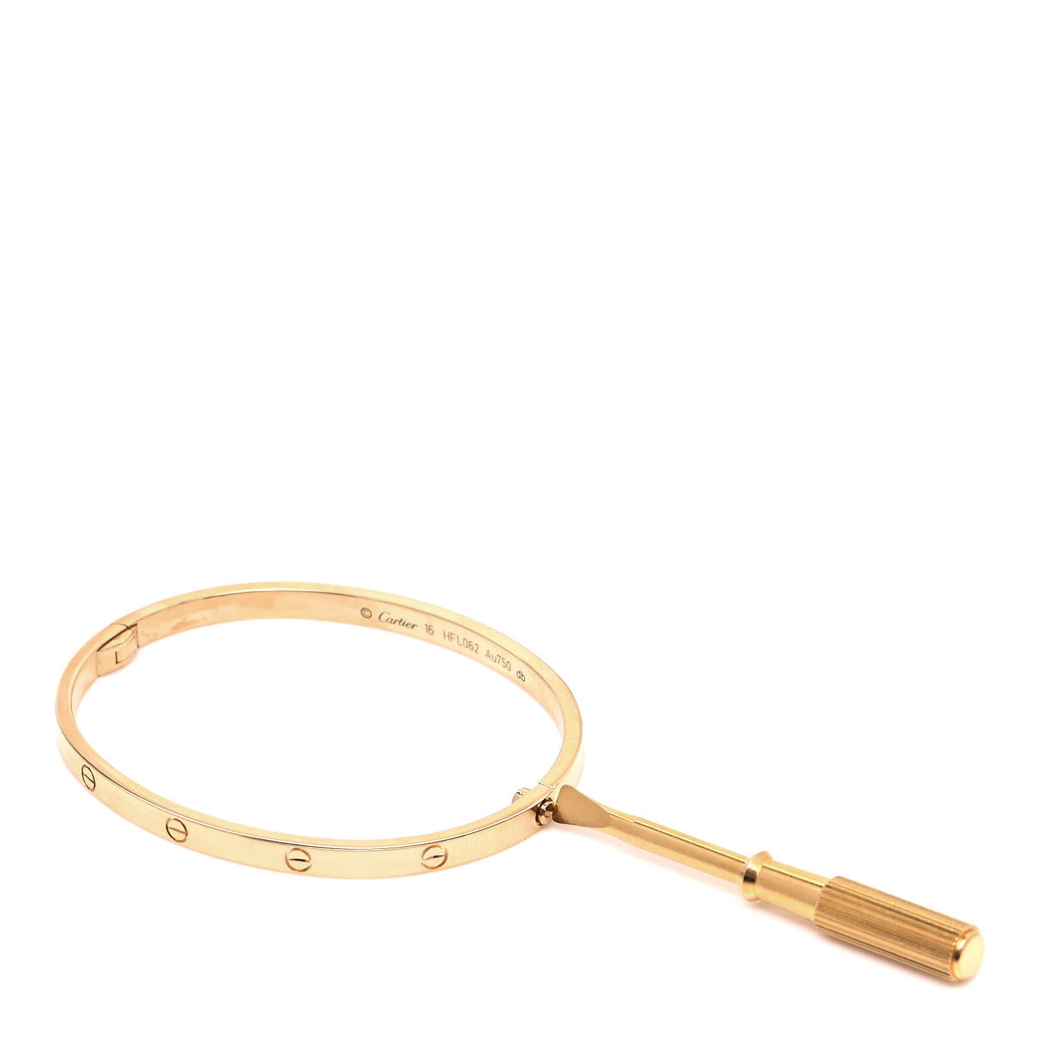 Cartier 18K Yellow Gold Small LOVE Bracelet 16 5 of 5
