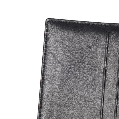 Chanel Sheepskin Chevron Card Holder Wallet Black 8 of 10