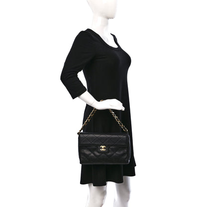 Chanel Caviar Quilted Shoulder Bag Black 2 of 9