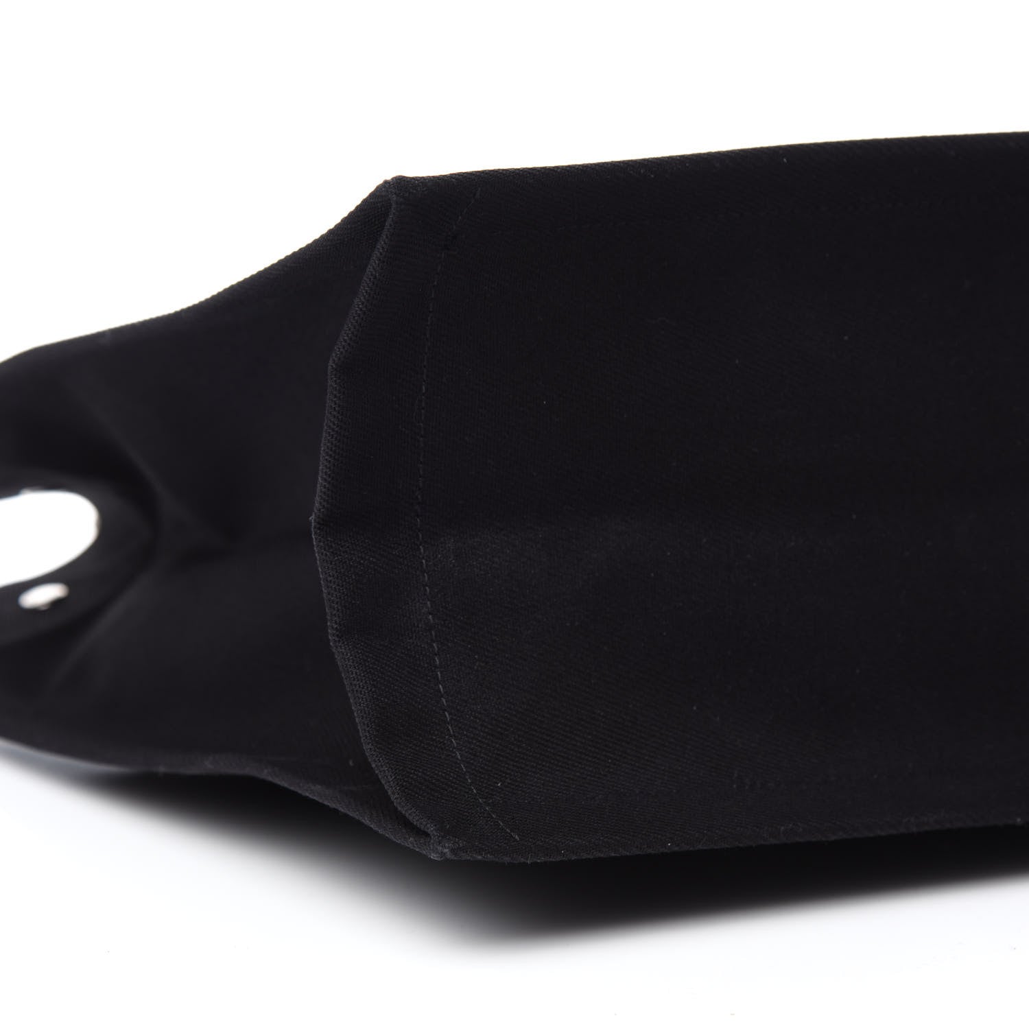Saint Laurent Linen Calfskin Rive Gauche Tote Black 6 of 12