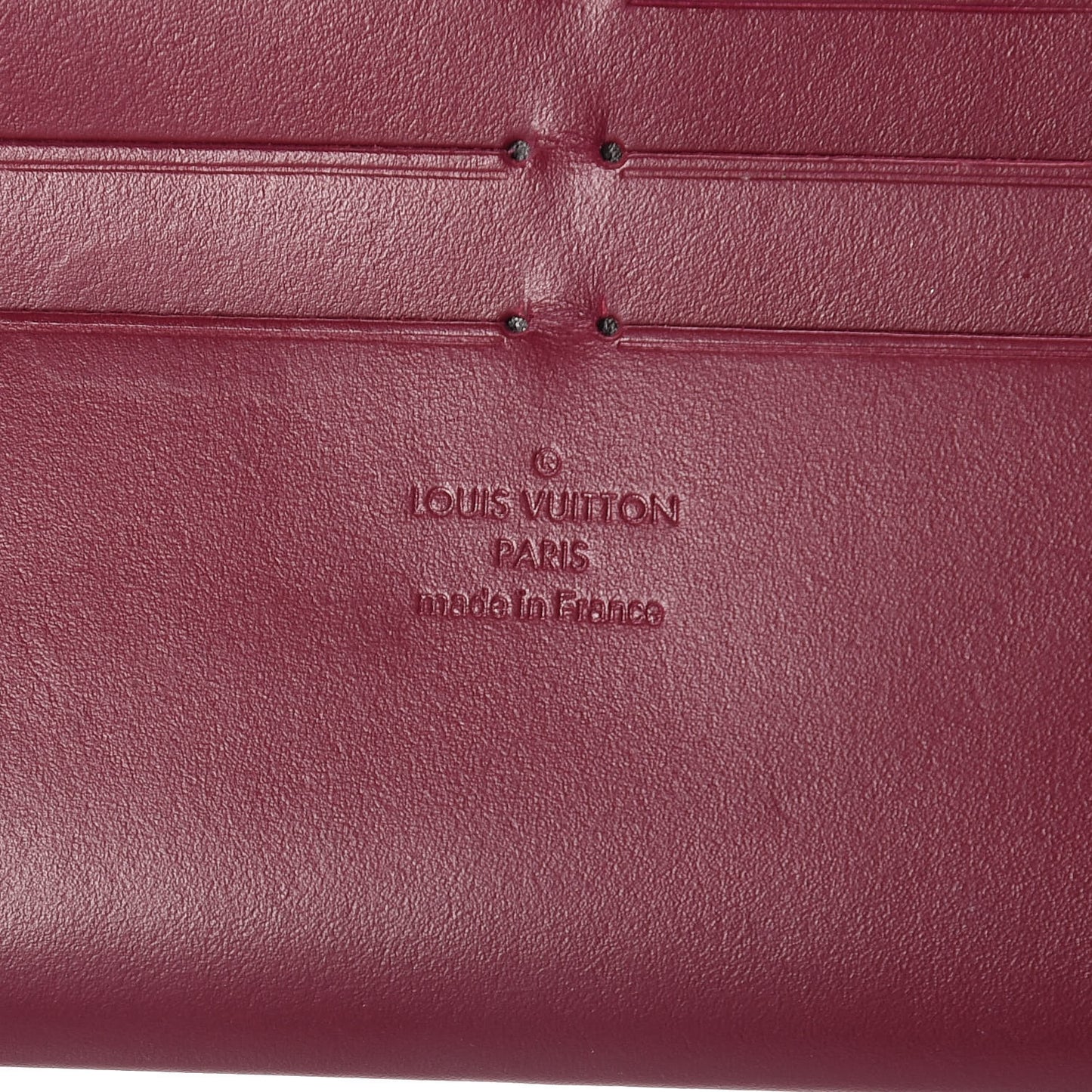 Calfskin Felicie Card Holder Insert Magenta