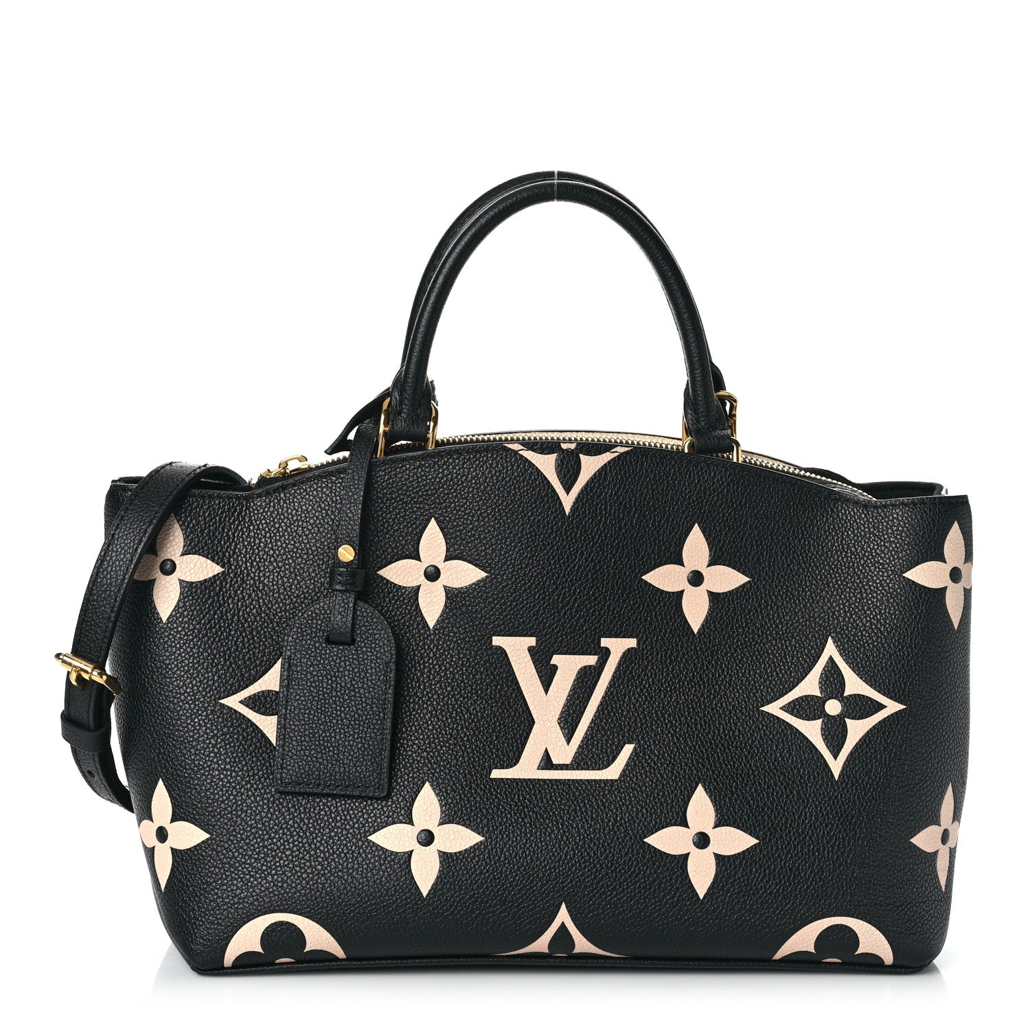 Louis Vuitton Empreinte Monogram Giant Petit Palais Black Beige 1 of 9