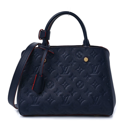Louis Vuitton Empreinte Montaigne BB Marine Rouge 1 of 7