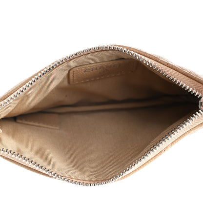 Chanel Caviar Quilted Small Cosmetic Case Beige 5 of 7