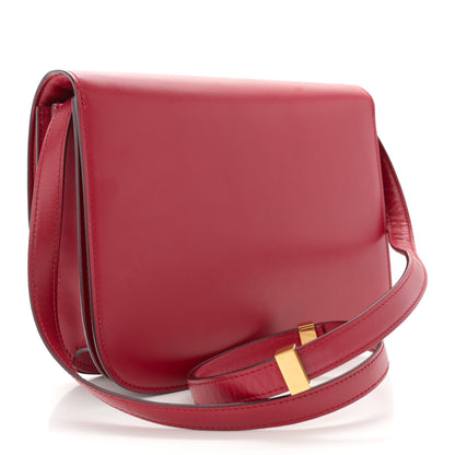 Celine Box Calfskin Medium Classic Box Flap Bag Red 3 of 15