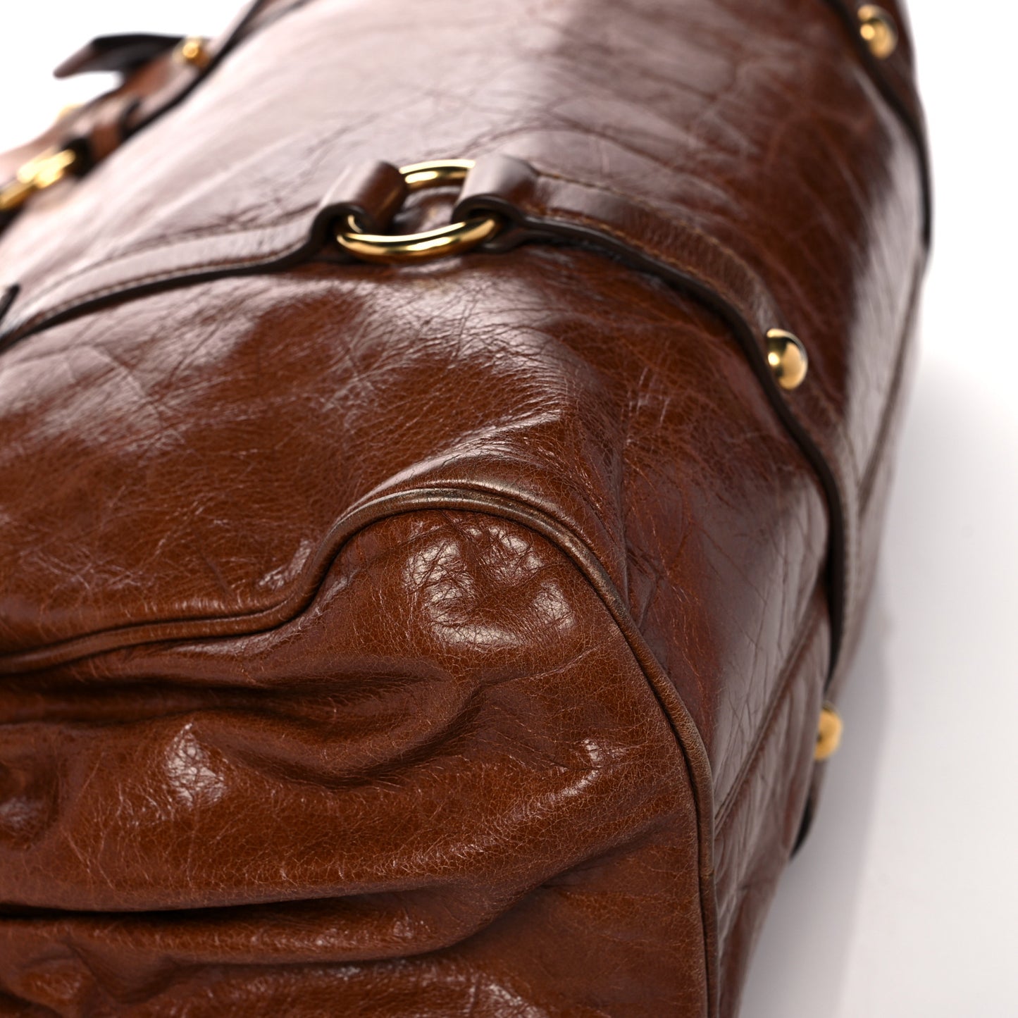 Vitello Lux Medium Bow Bag Palissandro