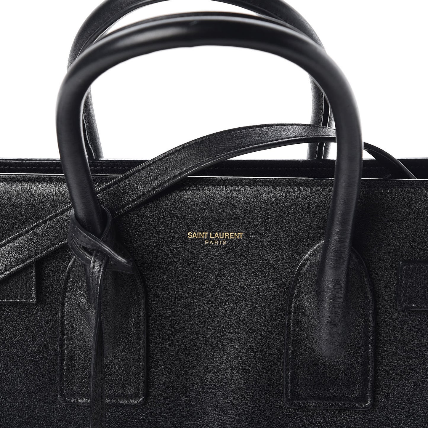 Calfskin Small Sac De Jour Black