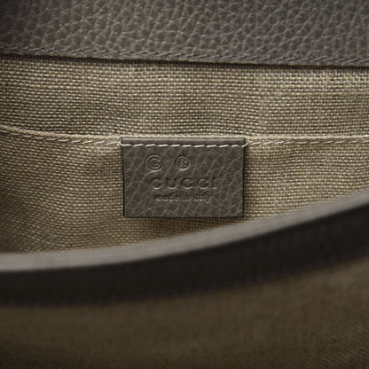 Gucci Dollar Calfskin Small Interlocking G Shoulder Bag Loess 8 of 9