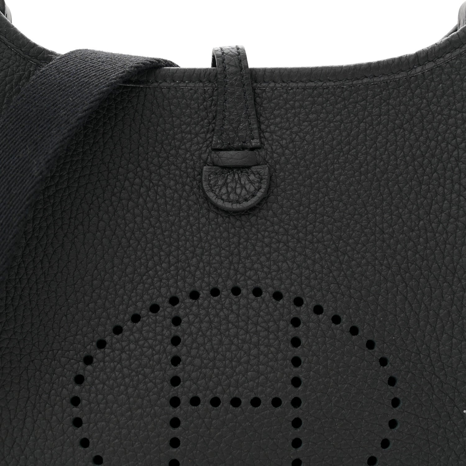 Hermes Taurillon Clemence Evelyne TPM Black 8 of 12