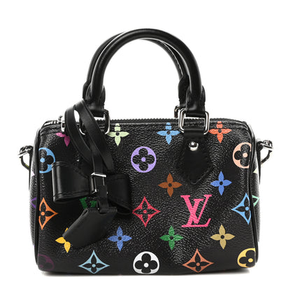 Louis Vuitton LV X TM Monogram Multicolor Nano Speedy Black 1 of 10