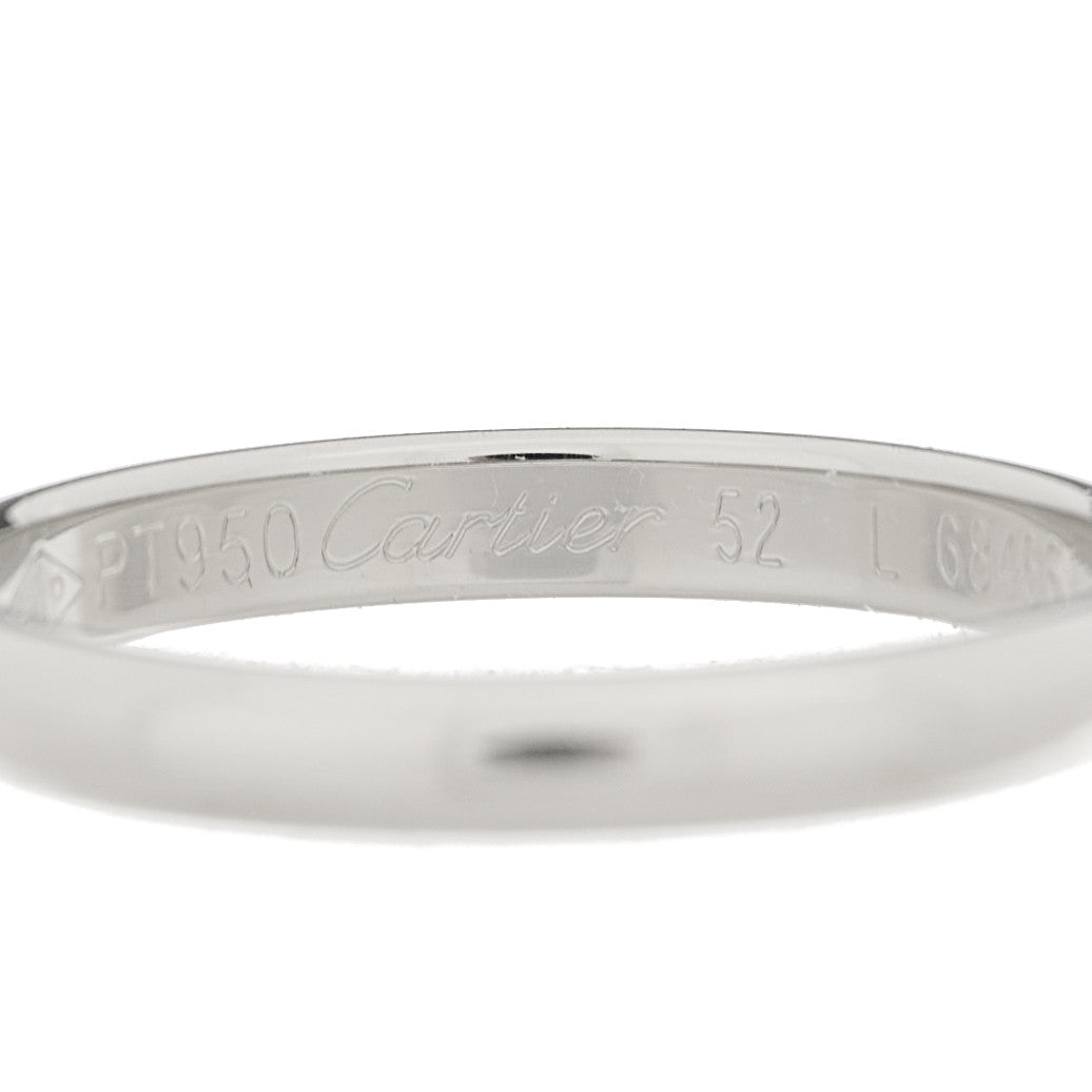 Platinum 2.5mm 1895 Wedding Band Ring 52 6
