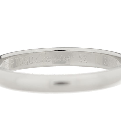 Cartier Platinum 2.5mm 1895 Wedding Band Ring 52 6 5 of 6