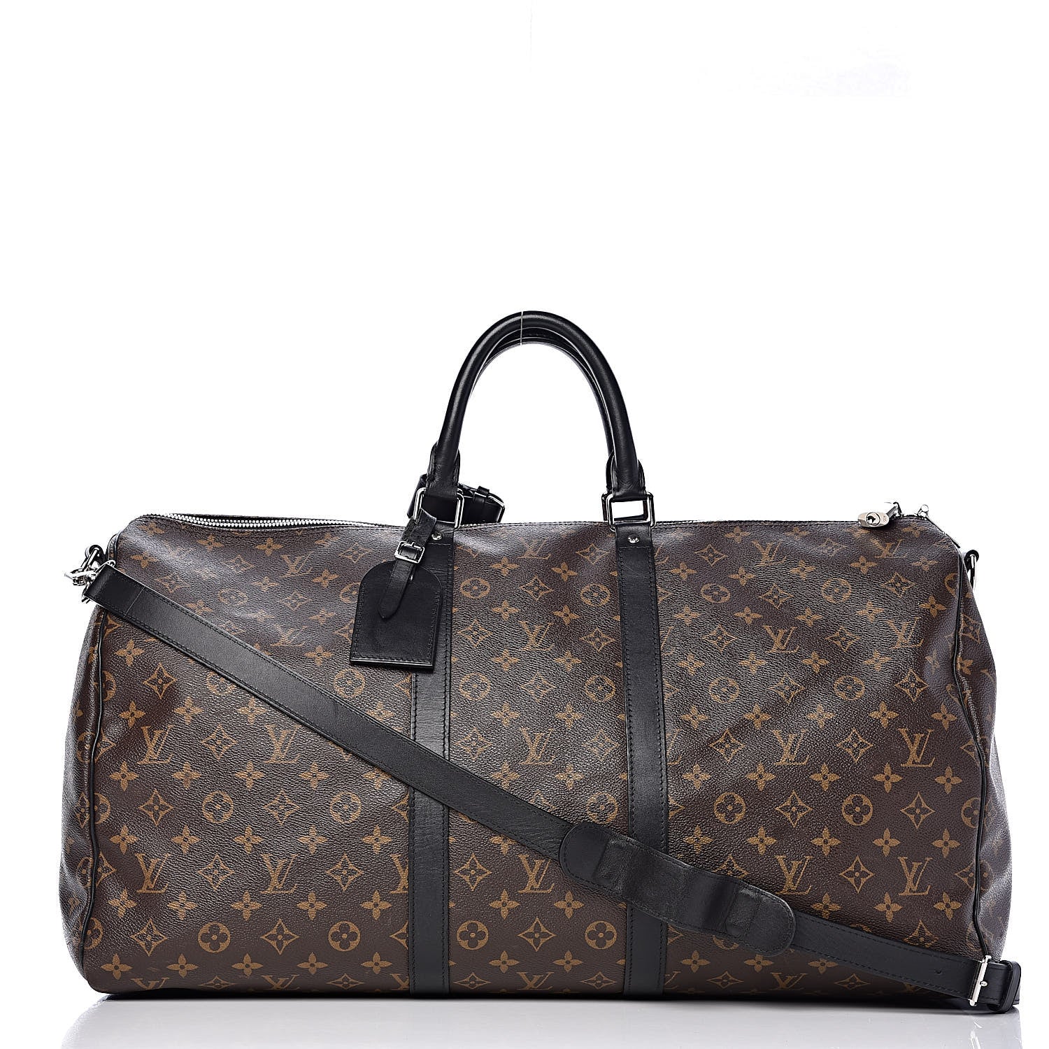 Louis Vuitton Monogram Macassar Keepall Bandouliere 55 1 of 16