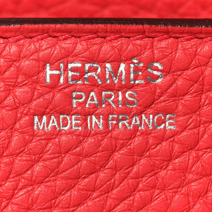 Hermes Taurillon Clemence Birkin 35 Bougainvillea 24 of 36