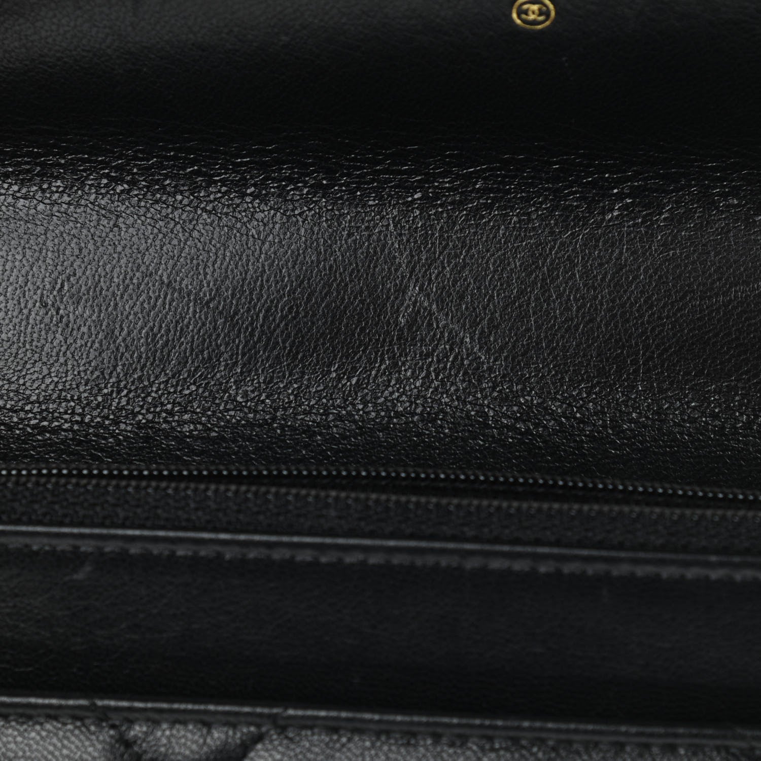 Chanel Lambskin Quilted Chanel 19 Wallet On Chain WOC Black 13 of 15