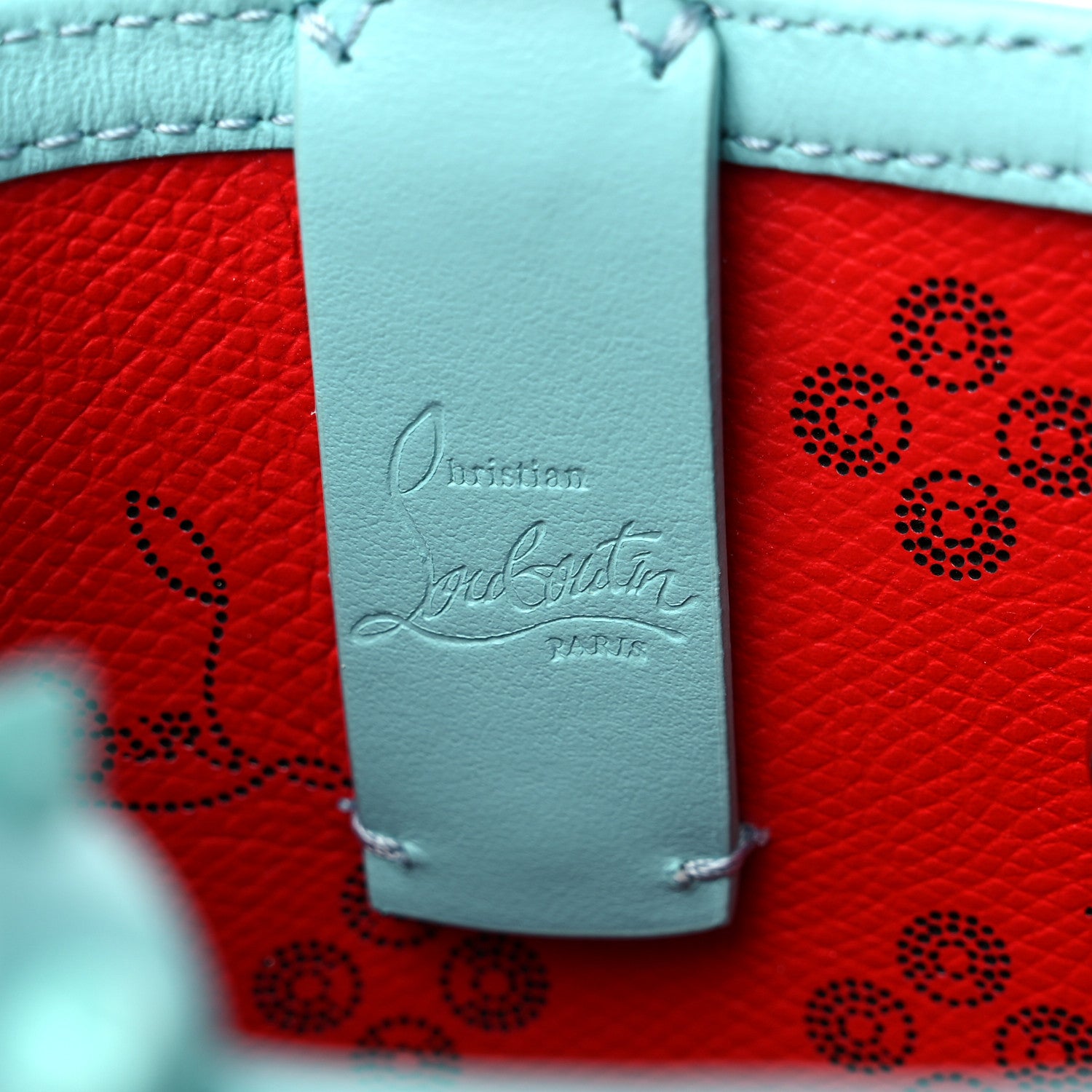 Christian Louboutin Calfskin Loubinthesky Nano Cabata Tote Bermuda 6 of 10