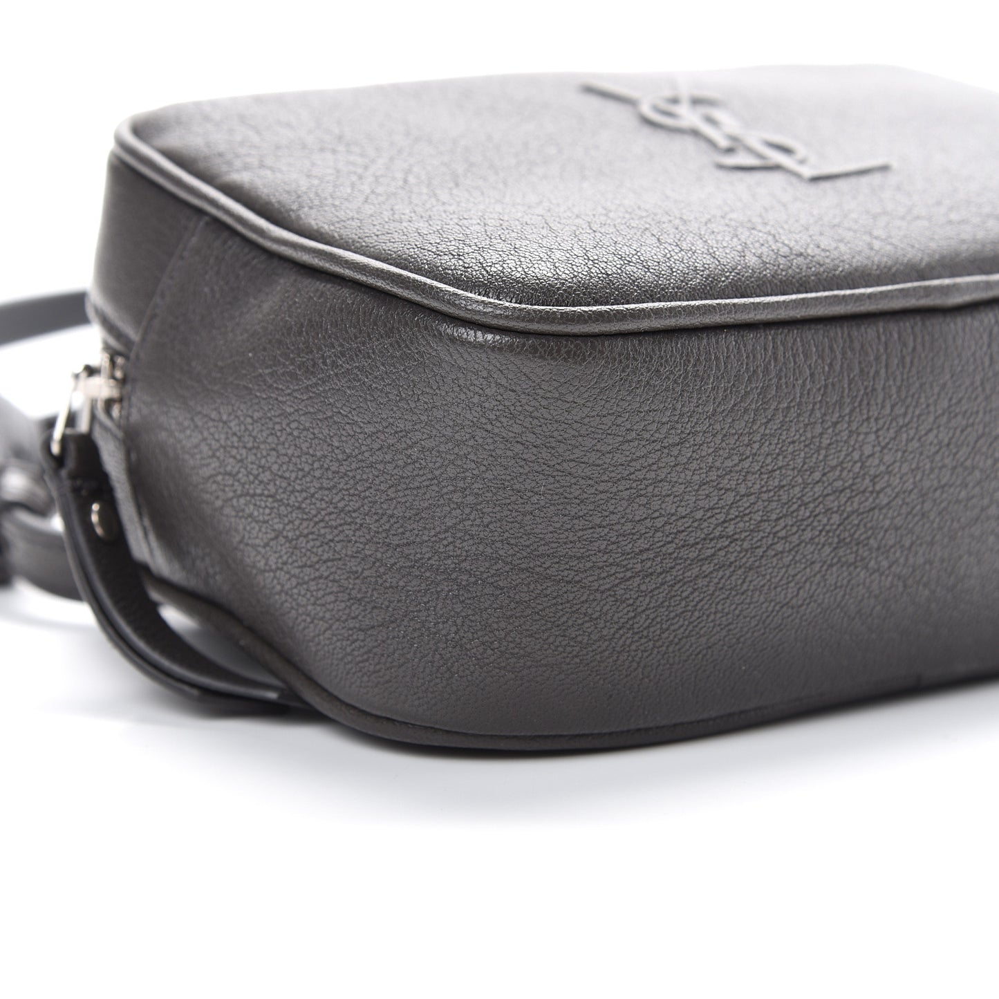 Lambskin Monogram Lou Belt Bag Asphalt