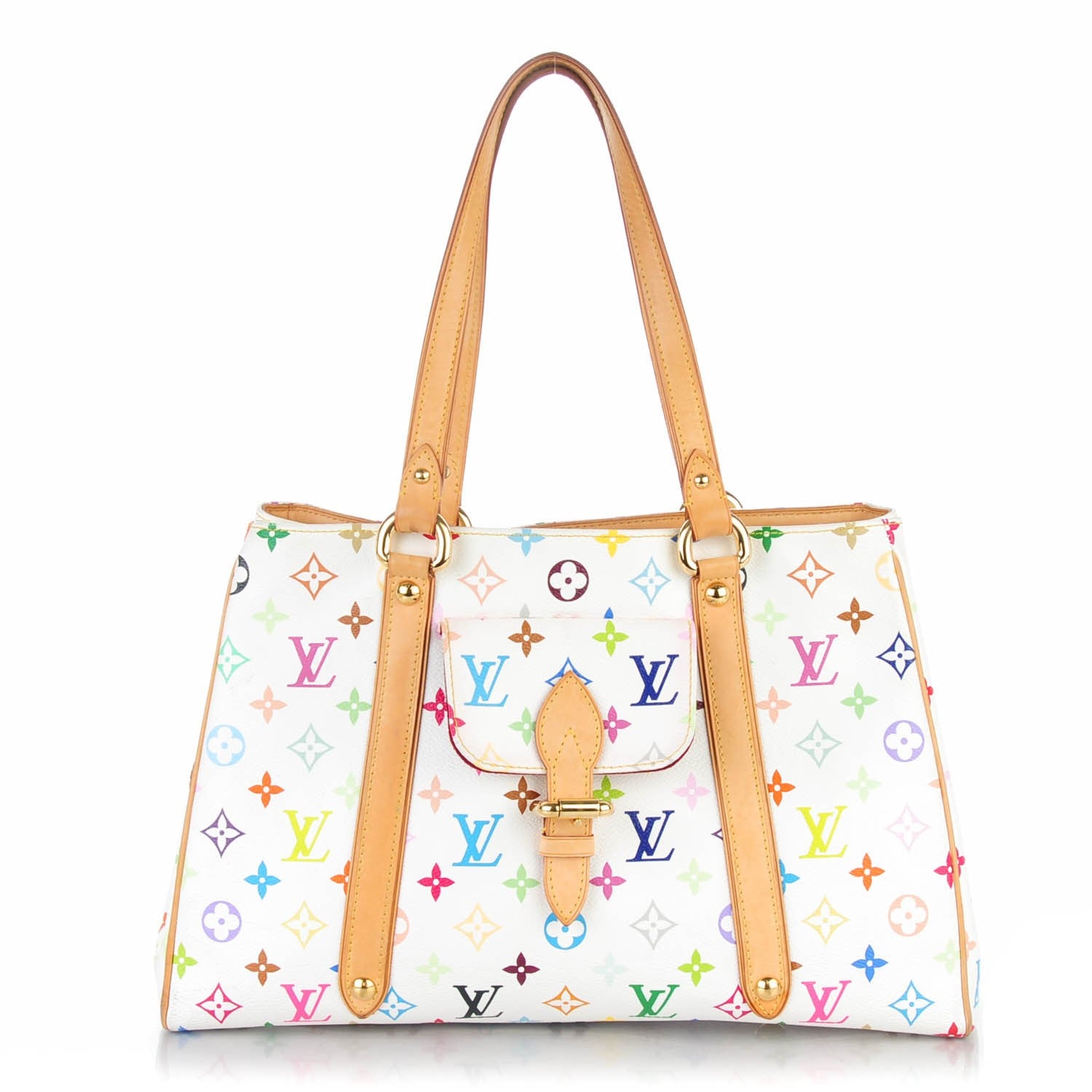 Louis Vuitton Monogram Multicolor Aurelia MM White 1 of 11